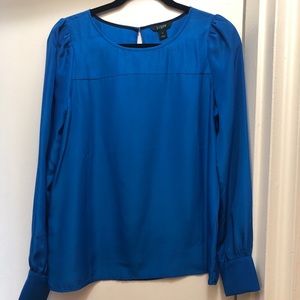 Jcrew blue blouse